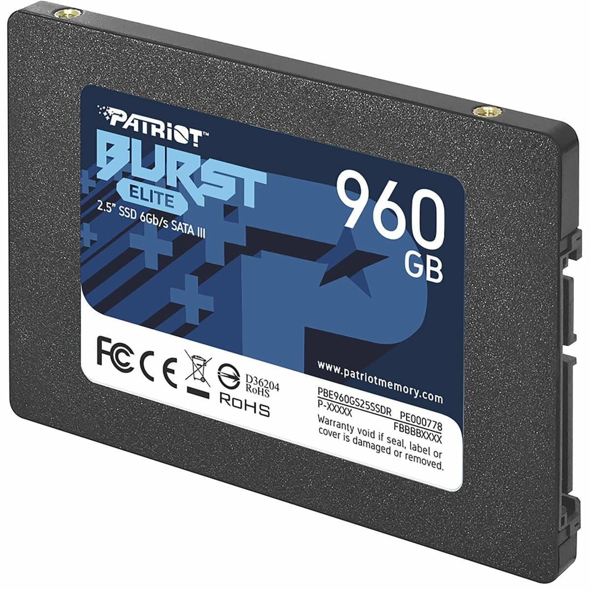 Твердотельный накопитель SSD Patriot Burst Elite 960GB 2.5'' 7mm SATAIII TLC 3D (PBE960GS25SSDR)