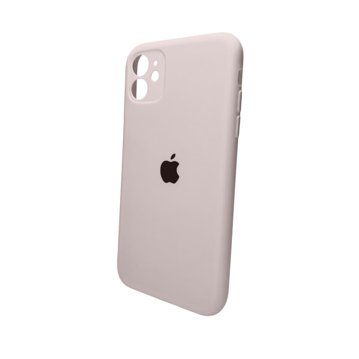 Защитный чехол-накладка Silicone Full Case AA Camera Protect для Apple iPhone 11 Pro Antique White (FullAAKPi11P-9)