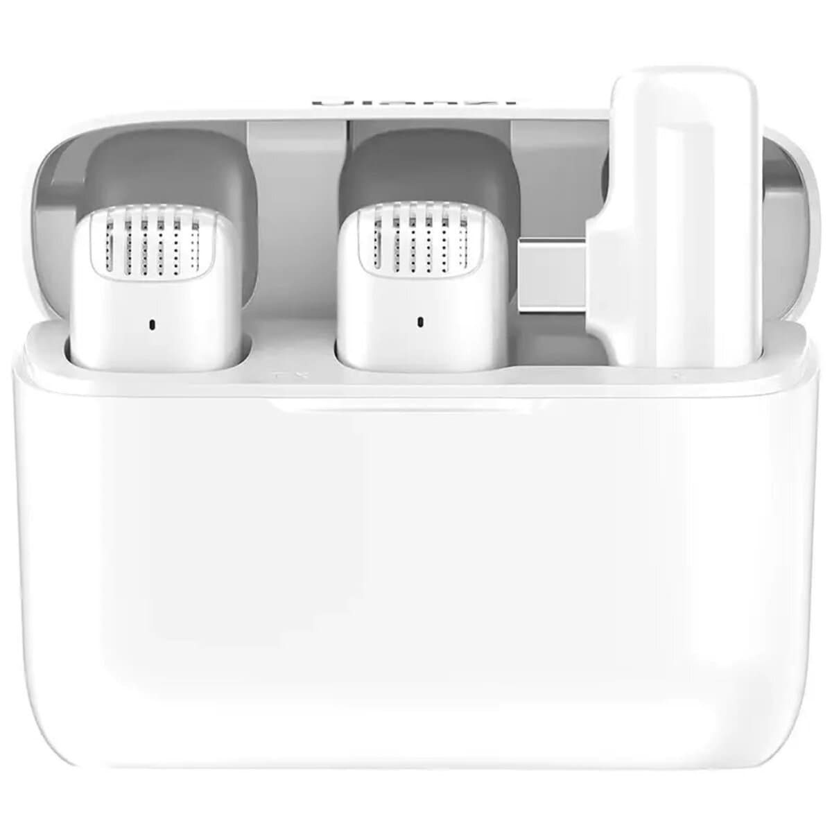 Беспроводная микрофонная система Ulanzi Vijim J12 Wireless Lavalier Microphone System Type-C Android interface 800mAh White (UV-3096)