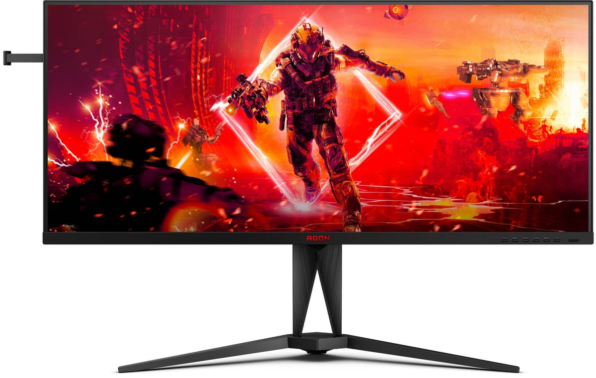 Монітор TFT 40" AOC AGON WQHD IPS 144Гц 1ms 2x HDMI DP USB-C USB-hub HAS Black-Red (AG405UXC)
