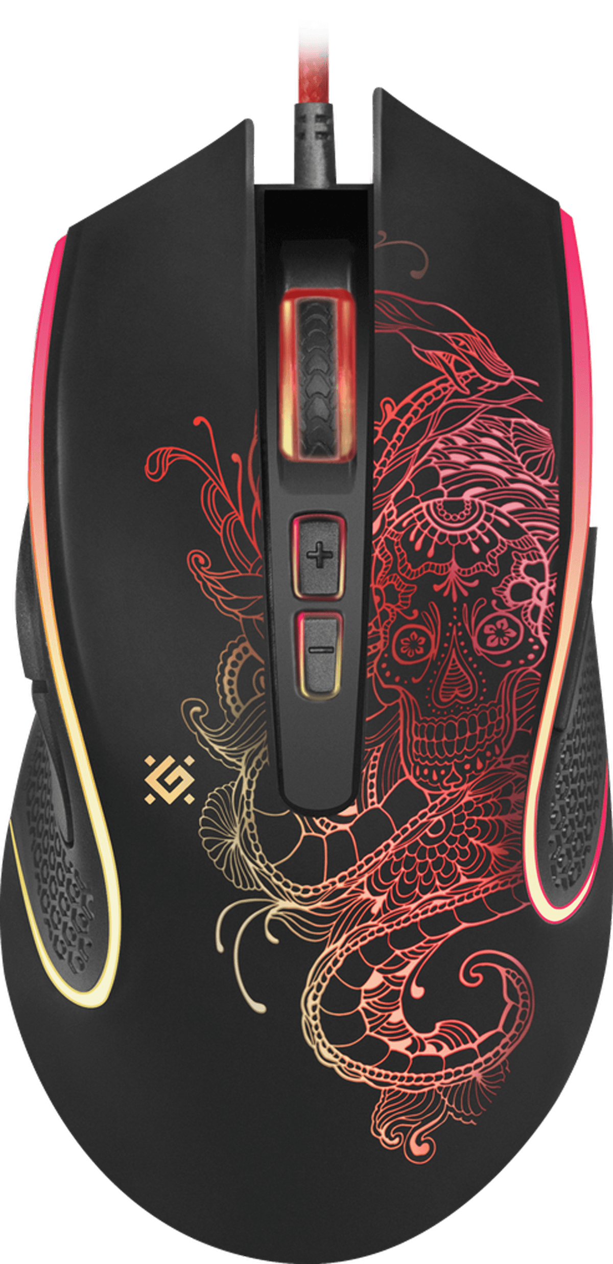 Провідна ігрова мишка Defender Venom GM-640L USB 8кн 3200dpi RGB Black (52640)