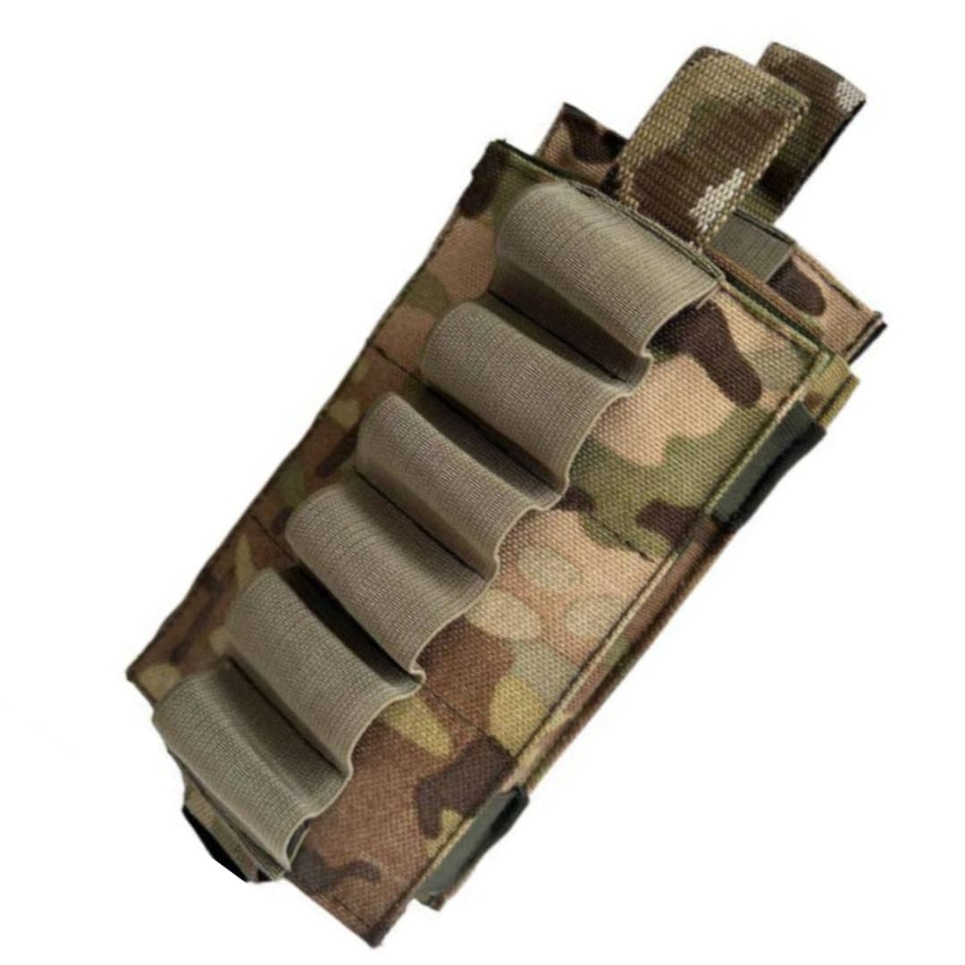 Підсумок для нарізних патронів 12 калібру Ranger 6+6 шт Cordura 1050 Multicam (TTX3761)