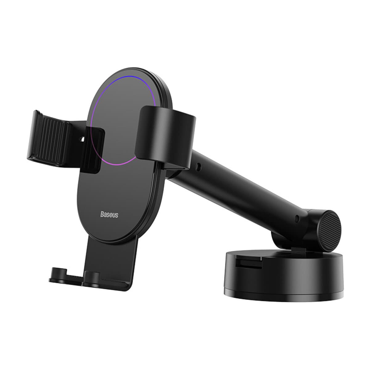 Держатель для телефона автодержатель Baseus Simplism gravity car mount holder with suction base Black (SUYL-JY01)