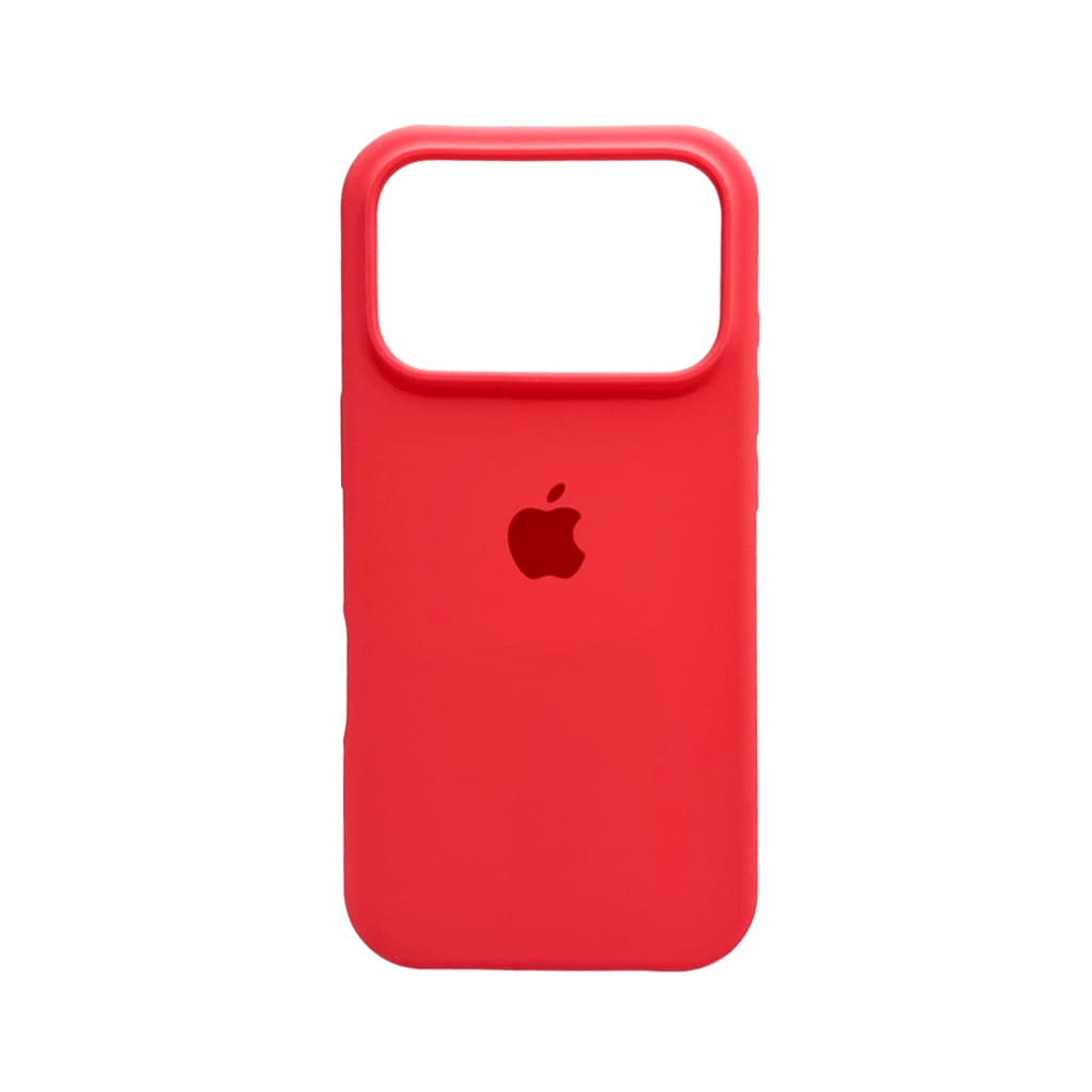 Защитный чехол-накладка Silicone Full Case AA Open Cam для Apple iPhone 17 Pro Pink Orange (FullOpeAAi17P-50)