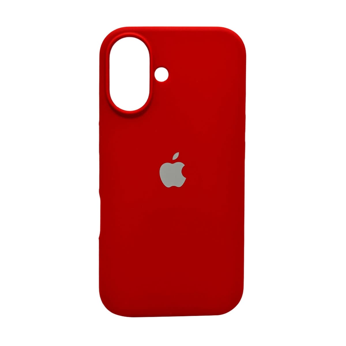 Защитный чехол-накладка Silicone Full Case AA Open Cam для Apple iPhone 16 Rose Red (FullOpenAAi16-21)