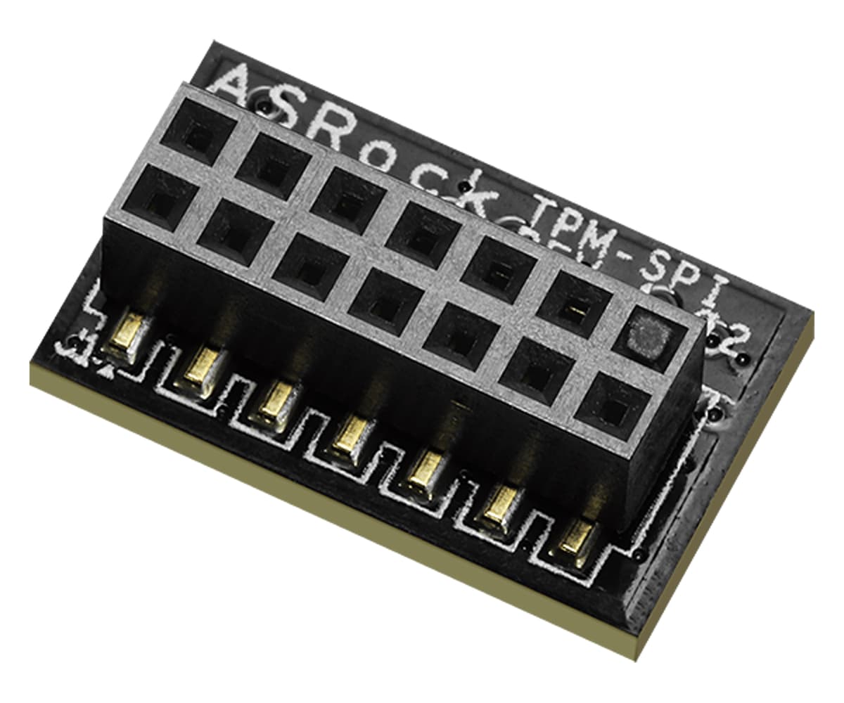 Модуль безпеки AsRock TPM-SPI Black (TPM-SPI)