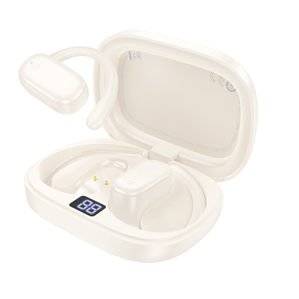 Бездротові навушники BOROFONE BW73 Lucky Open True Wireless BT5.4 headset 300mAh Milky White