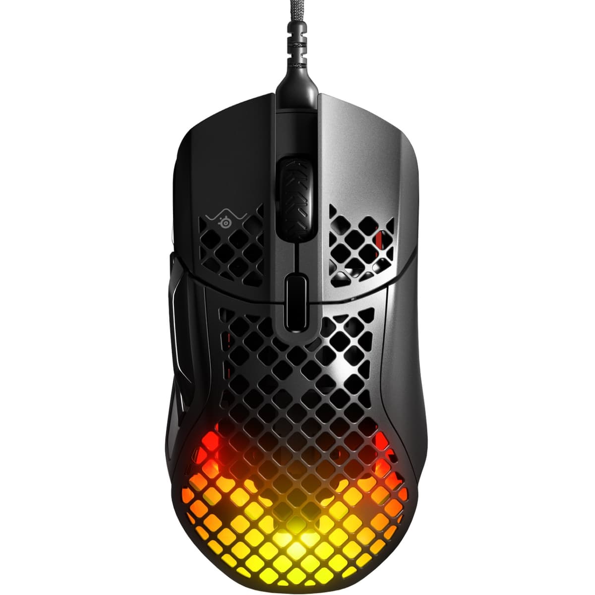 Дротова ігрова мишка SteelSeries Aerox 5 RGB 18000dpi 9кн Black (62401)