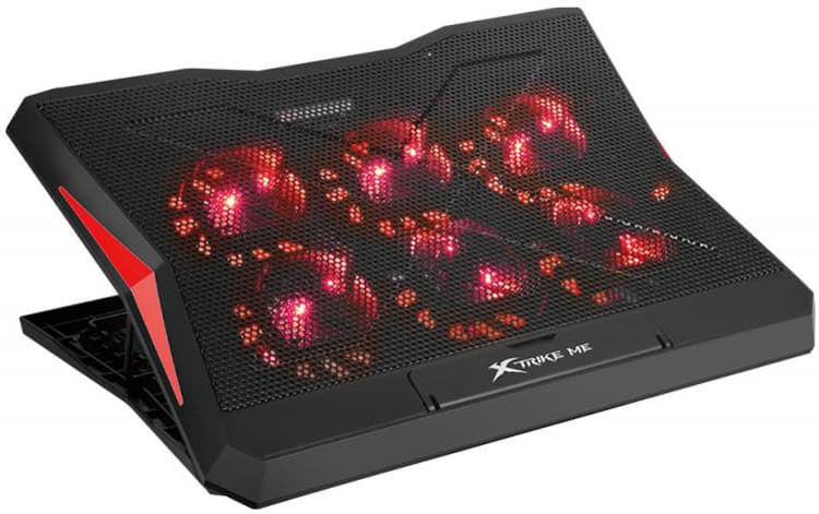 Подставка для ноутбука XTRIKE ME FN-811 5 Fan 2 USB x Hub Black