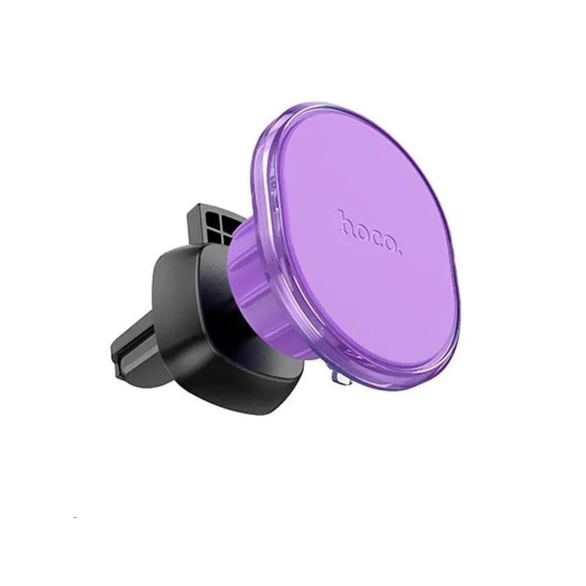 Автомобильный держатель автодержатель HOCO H1 Crystal magnetic car holder air outlet Romantic Purple