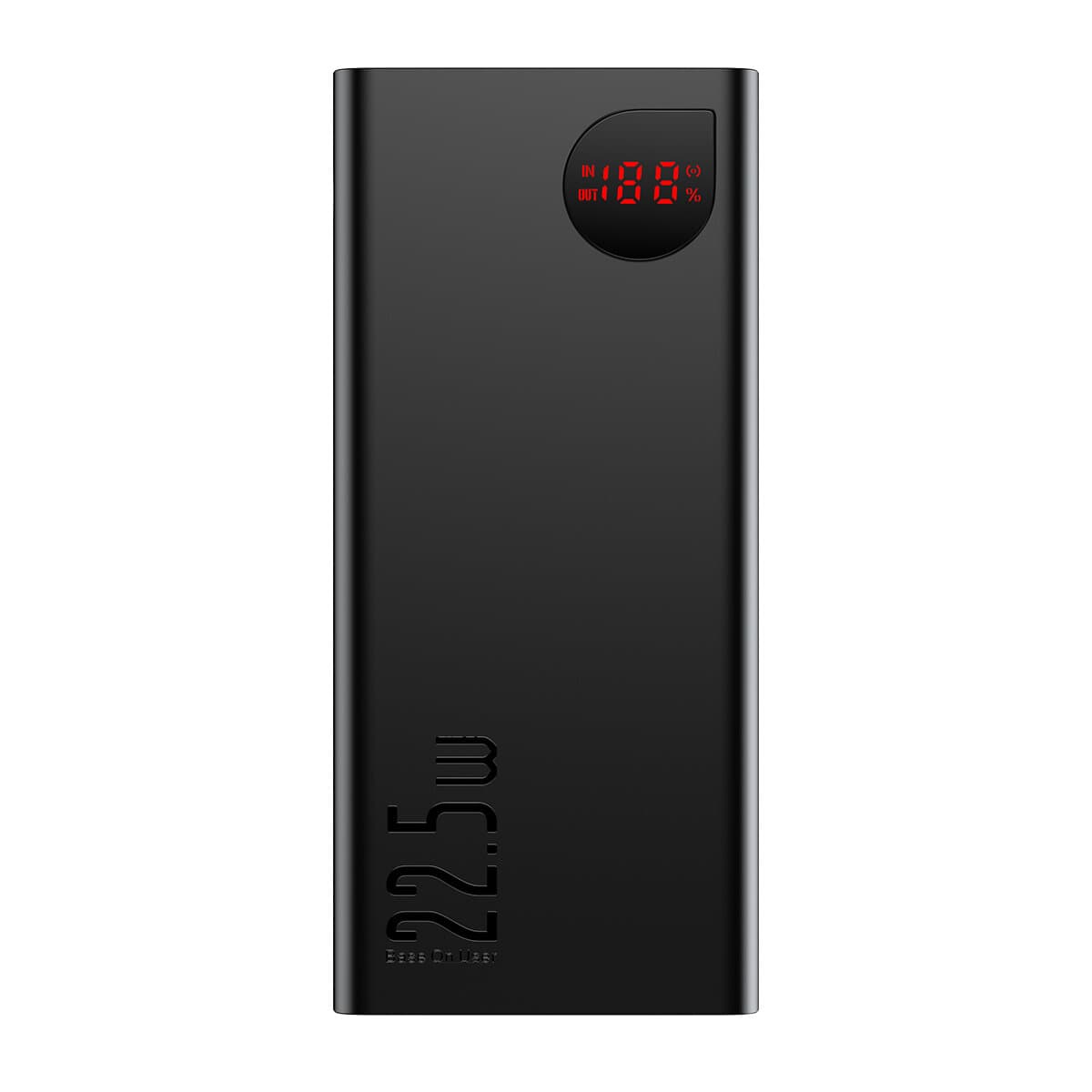 Powerbank павербанк УМБ Baseus Adaman Metal Digital Display Quick Charge Power Bank 20000mAh 22.5W QC3.0 Black (PPAD000101)
