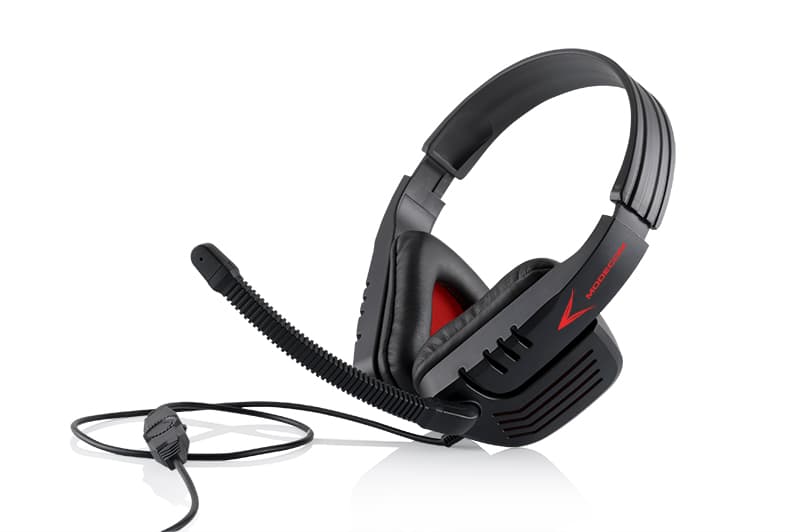 Провідні ігрові навушники гарнітура Modecom MC-823 Ranger Gaming 2 x jack 3.5 Black