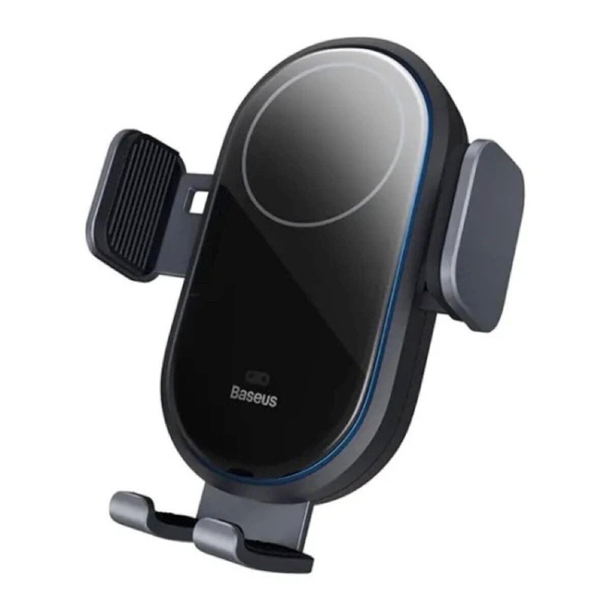 Держатель для телефона автодержатель с БЗП Baseus LightChaser Series Wireless Charging Electric Car Mount 15W Cosmic Black (C40355900121-00)