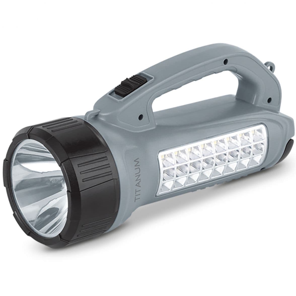 Фонарь портативный с солнечной батареей TITANUM TLF-T09SO Grey (27415)