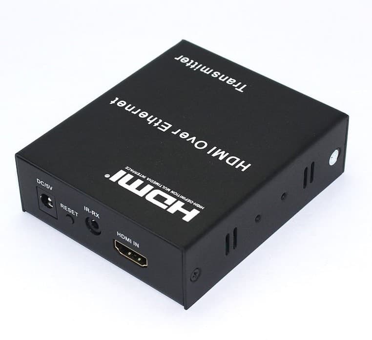Подовжувач для телевізора HDMI по кабелю UTP S0614 до 120 м з БЖ 3D RX TX Black