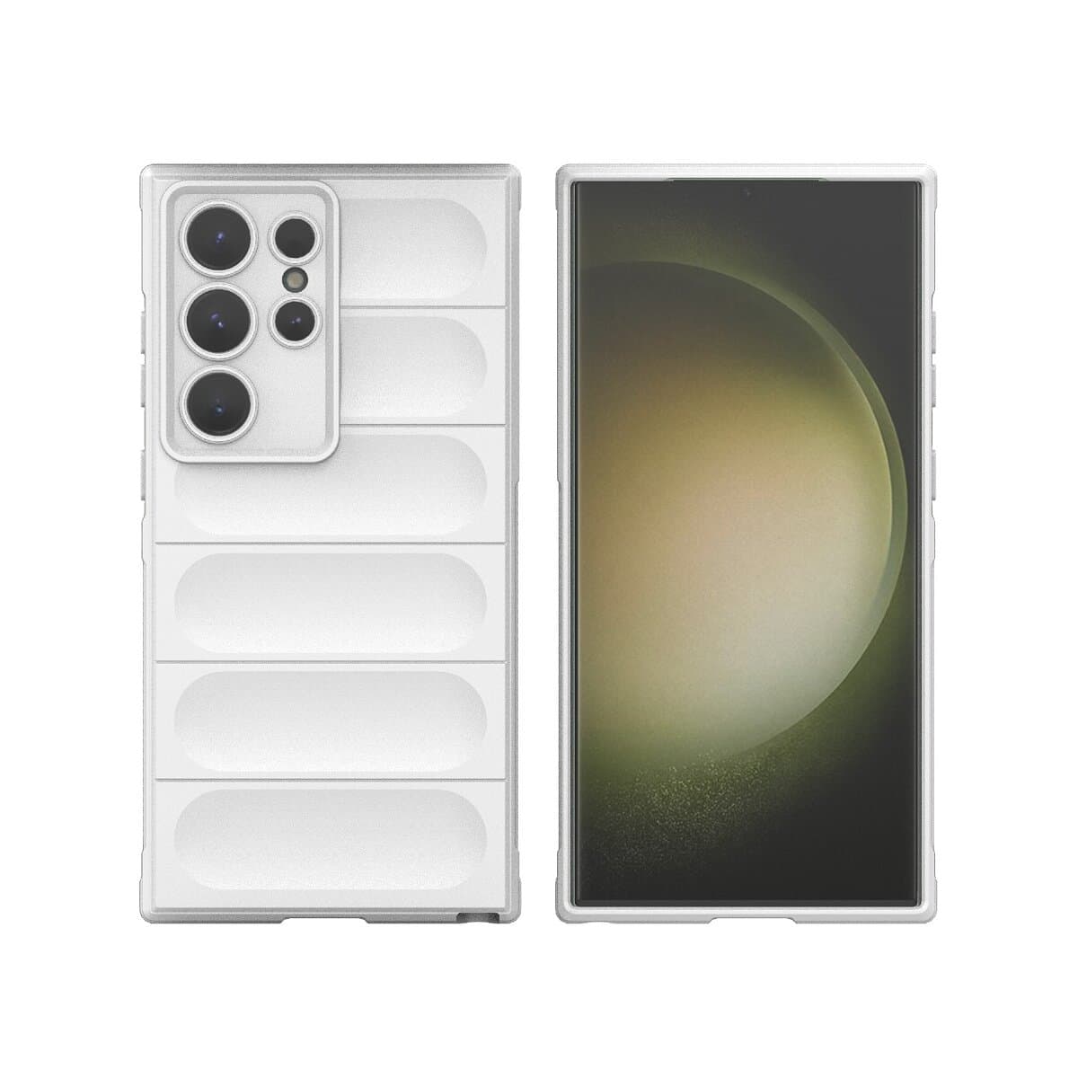 Защитный чехол-накладка Cosmic Magic Shield для Samsung Galaxy S24 Ultra White (MagicShSAS24UWhite)