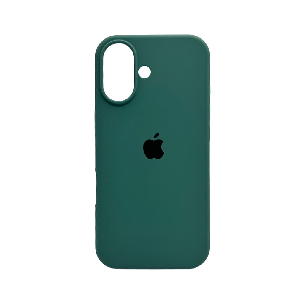 Защитный чехол-накладка Silicone Full Case AA Open Cam для Apple iPhone 17 Pine Green (FullOpeAAi17-46)