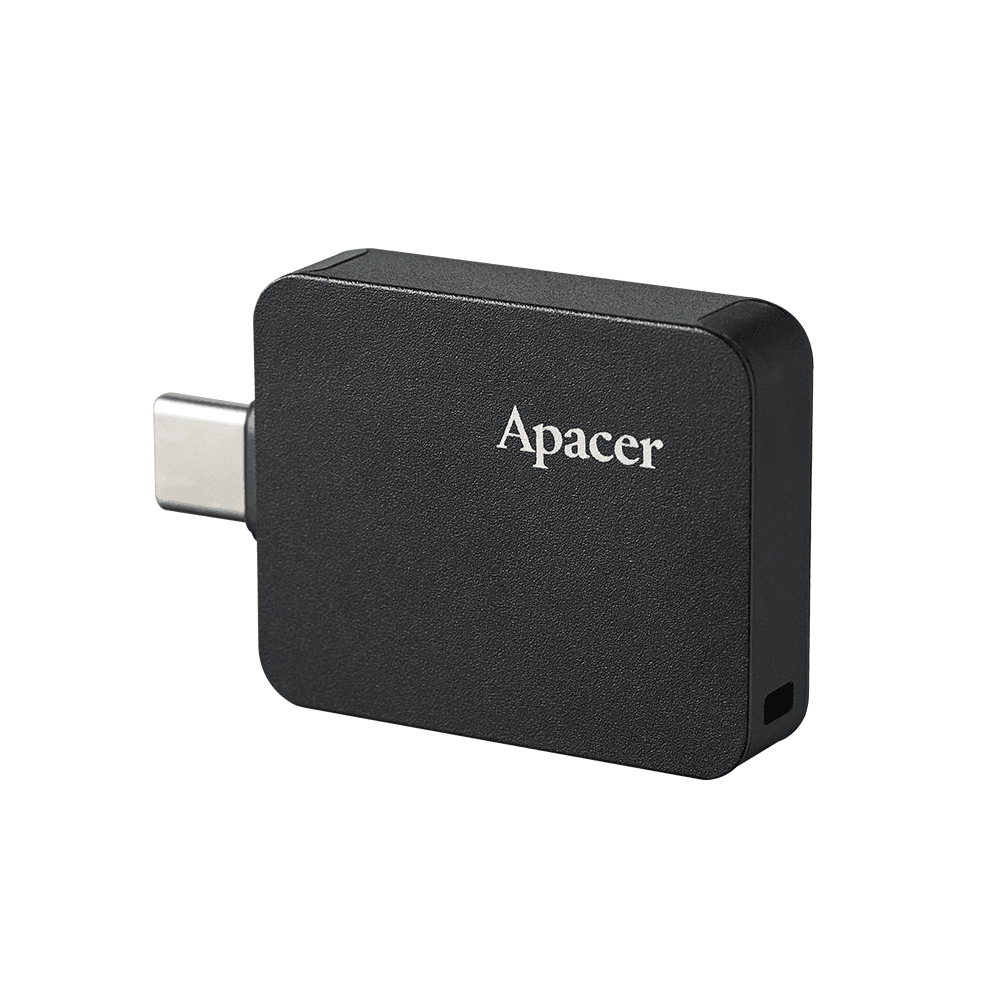 Зовнішній твердотільний накопичувач SSD Apacer AS714 1TB USB Type-C 3.2 Gen.2 Read/Write 1000MB/s Black (AP1TBAS714B-1)