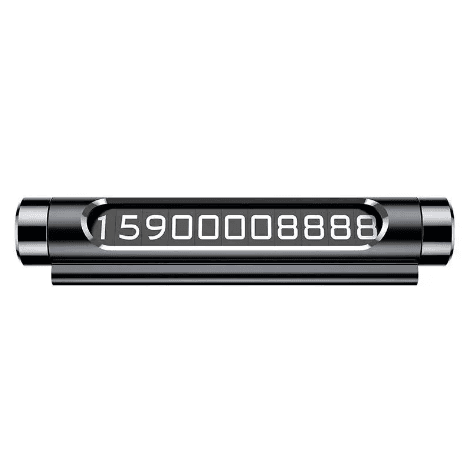 Паркувальна карта Baseus Temporary Parking Number Card Black (ACNUM-01)