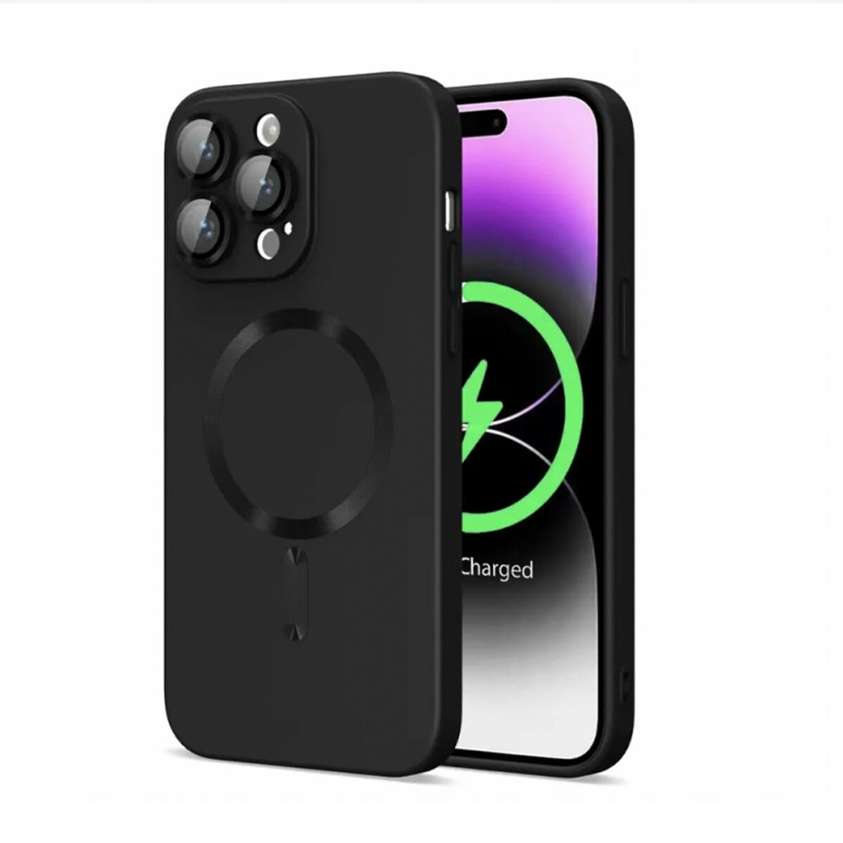 Защитный чехол-накладка Cosmic Frame MagSafe Color для Apple iPhone 14 Black (FrMgColiP14Black)