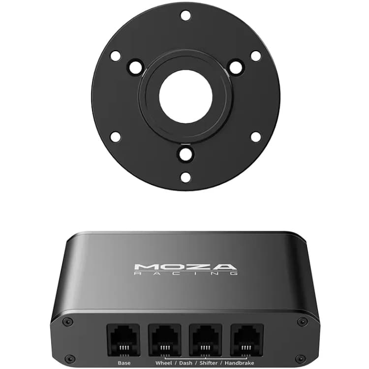 Комплект універсального концентратора для ігрового керма MOZA Racing Universal HUB BUNDLE Black (RS050_Moza)