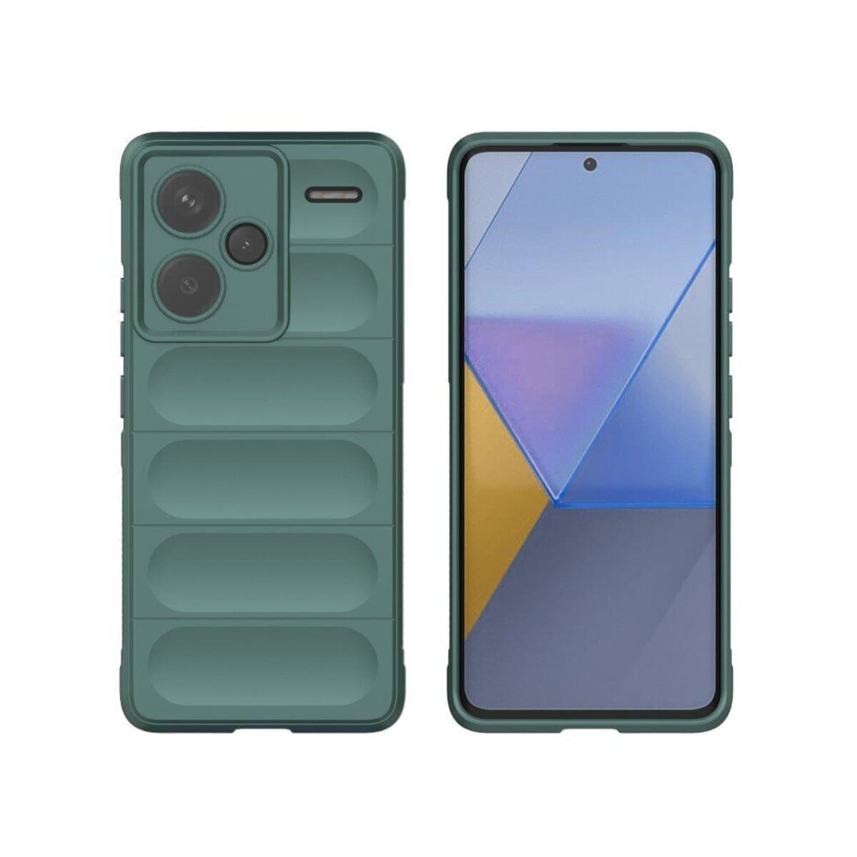 Защитный чехол-накладка Cosmic Magic Shield для Xiaomi Redmi Note 13 Pro Plus 5G Dark Green (MagicShXiNo13P+Green)