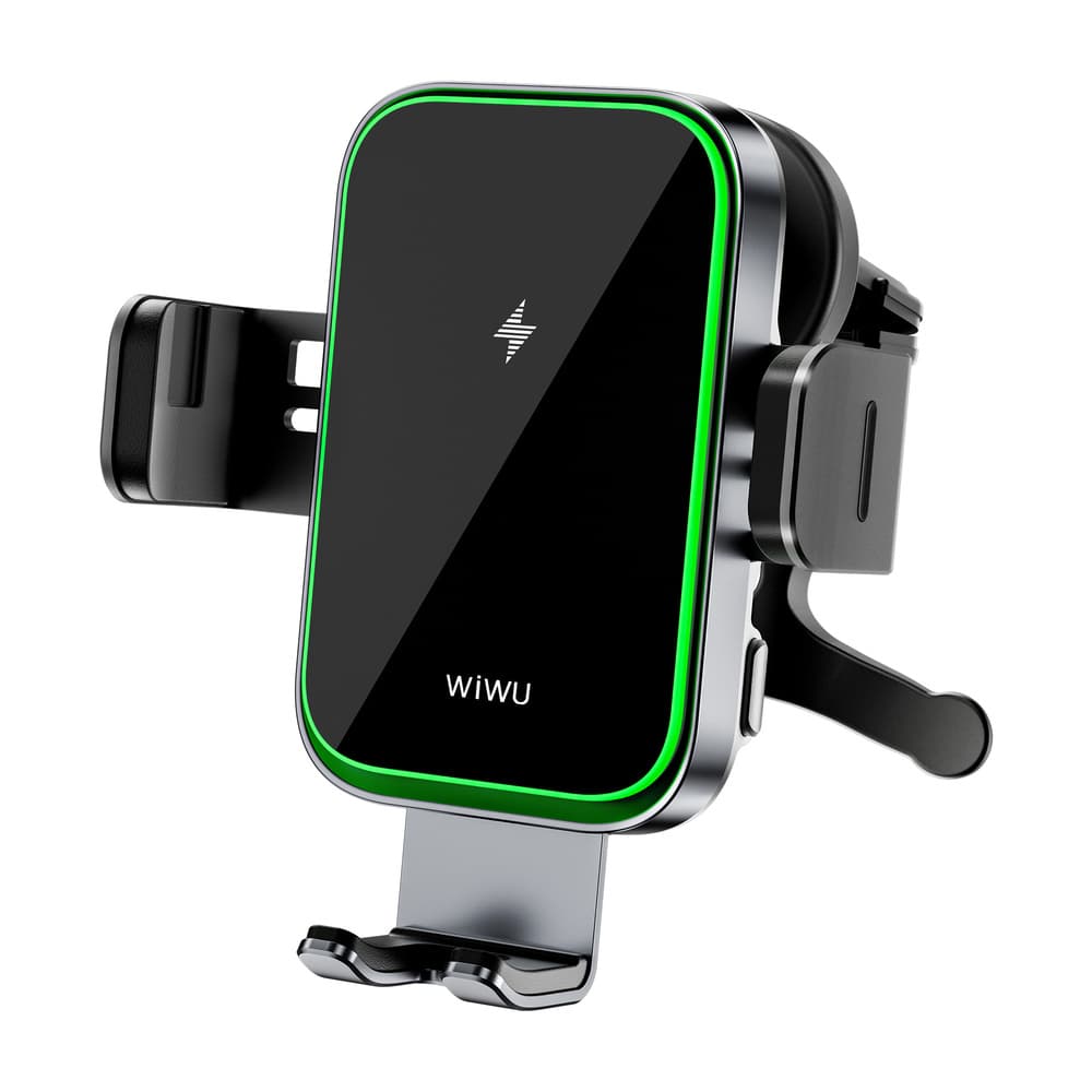 Тримач для телефону автотримач з бездротовою зарядкою WIWU CH-313 FREELANDER Car Wireless Charger Black