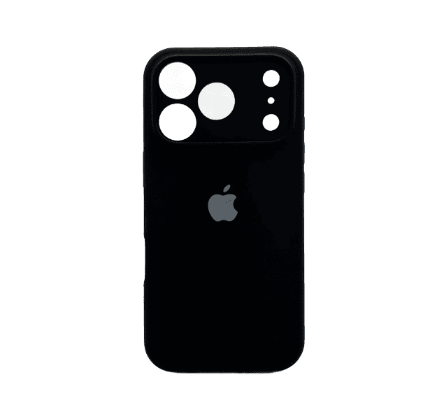 Защитный чехол-накладка Silicone Full Case AA Camera Protect для Apple iPhone 17 Pro Max Black (FullAAi17PM-14)