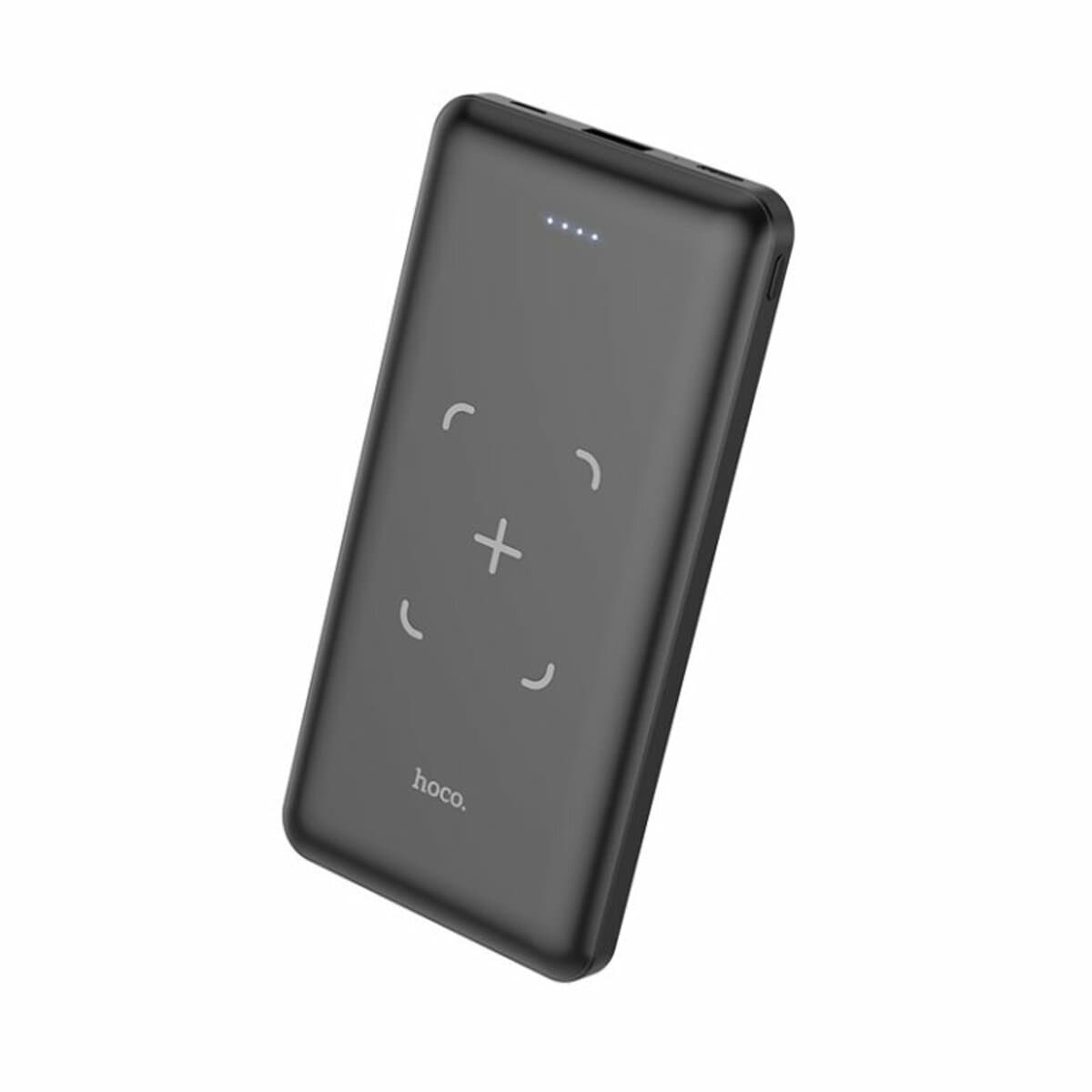 Powerbank павербанк з бездротовою зарядкою УМБ HOCO J50 Surf wireless charging mobile 10000mAh Black