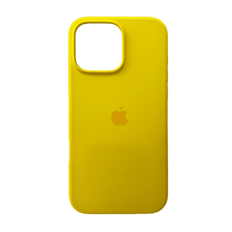 Захисний чохол-накладка Silicone Full Case AA Open Cam для Apple iPhone 16 Pro Max Sunny Yellow (FullOpeAAi16PM-56)