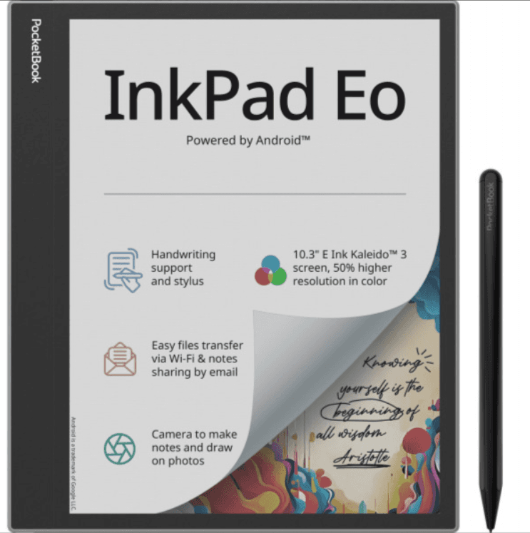 Електронна книга PocketBook InkPad Eo PB1042 10.3'' 4000mAh Mist Grey (PB1042-M-WW)