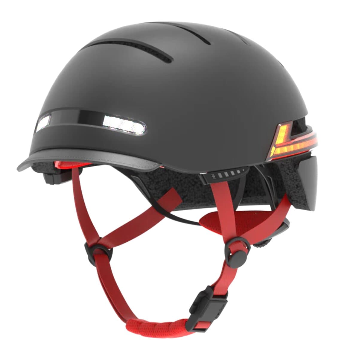 Захисний велосипедний шолом Livall BH51M NSO (M) Black 54-58см акустика JBL мікрофон сигнали поворотів та стопів APP пульт BR80 застібка Bluetooth (LIV-JB51MN-5212)