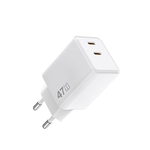 Зарядное устройство WIWU Cube 67W 2xType-C GaN Fast Charger Wi-G026 EU 3A White