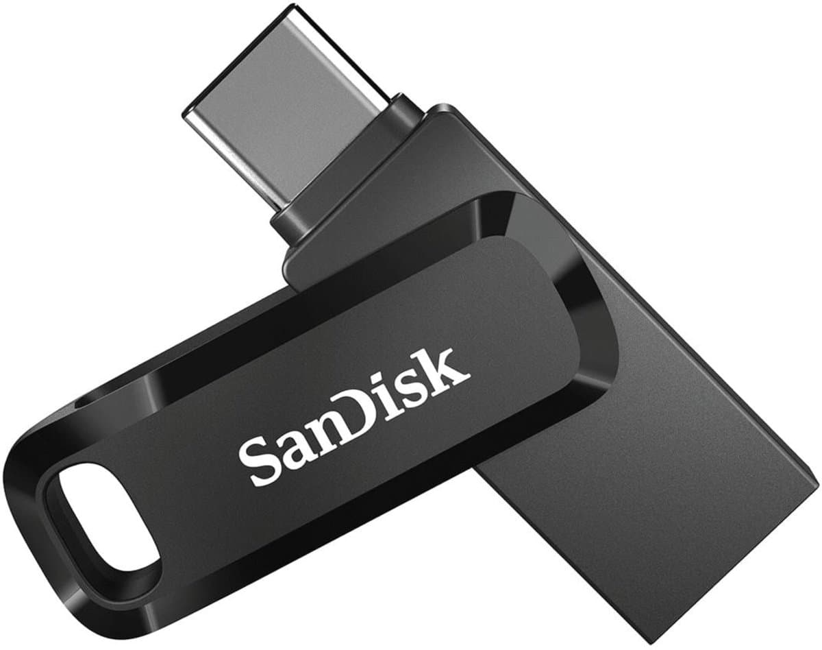 Флеш пам'ять флешка SanDisk Ultra Dual Go Type-C 256Gb USB 3.1 150Mb/s Black (SDDDC3-256G-G46)