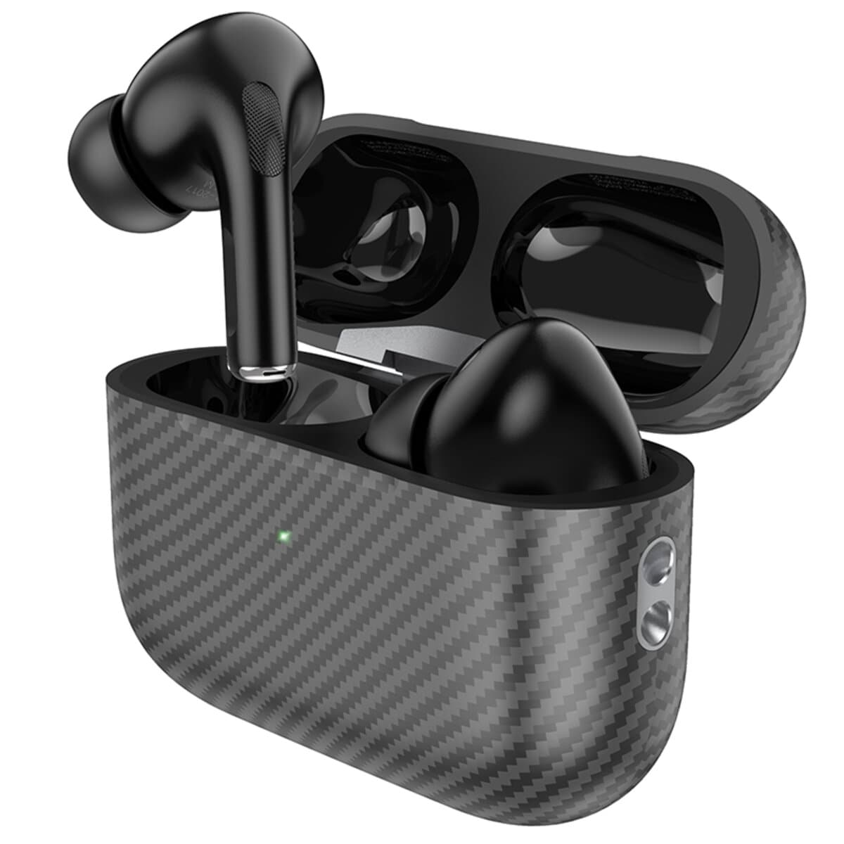 Бездротові навушники HOCO EW47 300 mAh BT5.3 Plus True wireless stereo headset carbon fiber pattern version Black