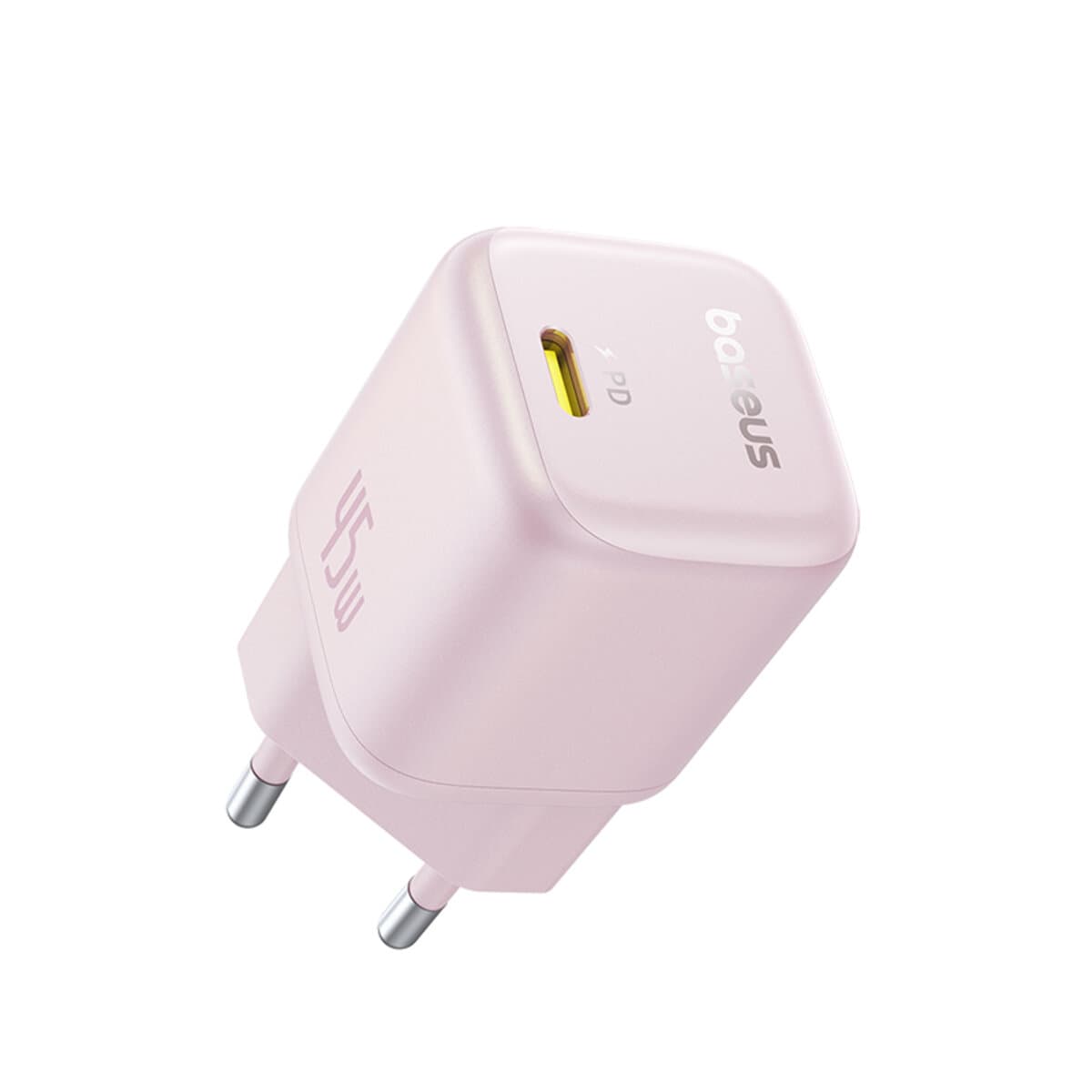 Зарядное устройство Baseus PicoGo GaN Fast Charger 1xType-C 45W EU Baby Pink (P10176800413-00)