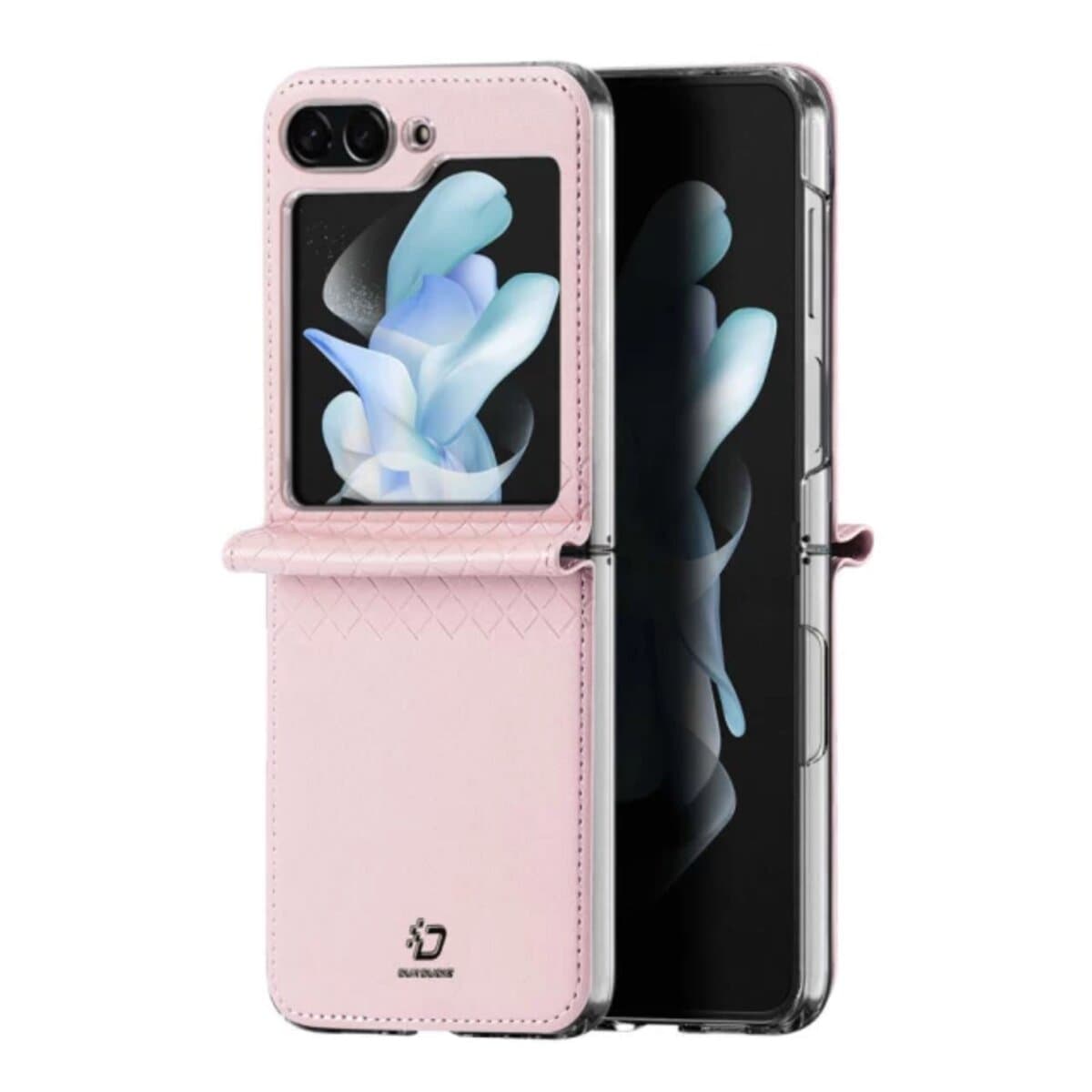 Защитный чехол-накладка DUX DUCIS Bril для Samsung Flip 5 Pink (DUXBRFlip5Pink)