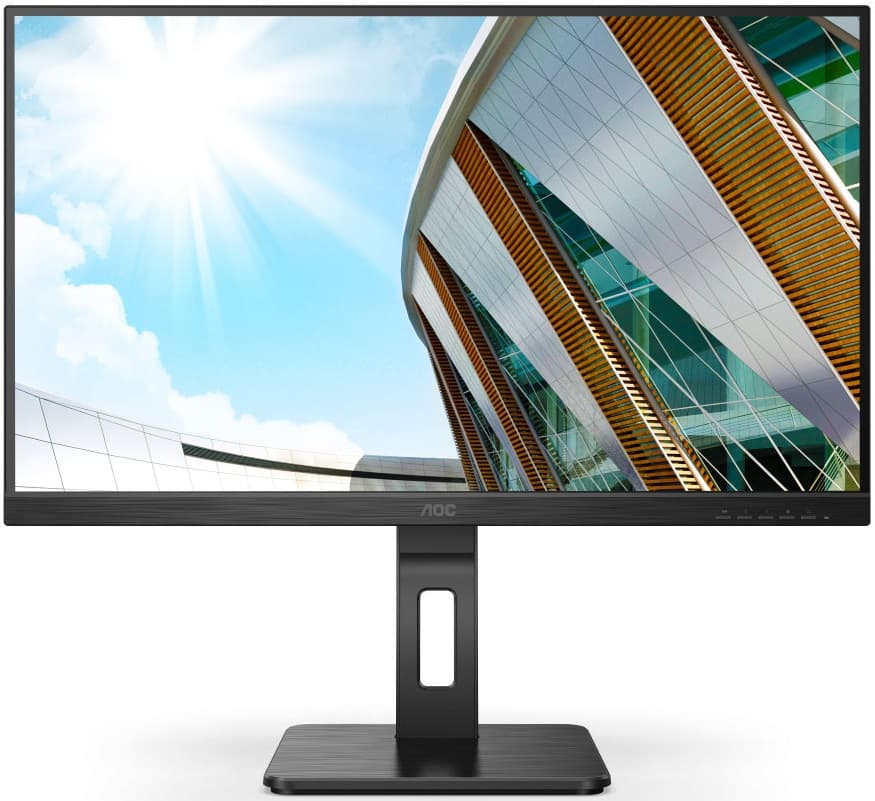 Монітор AOC Q27P2CA TFT 27" IPS QHD HDMI DP USB-C USB-hub HAS колонки Black (Q27P2CA)
