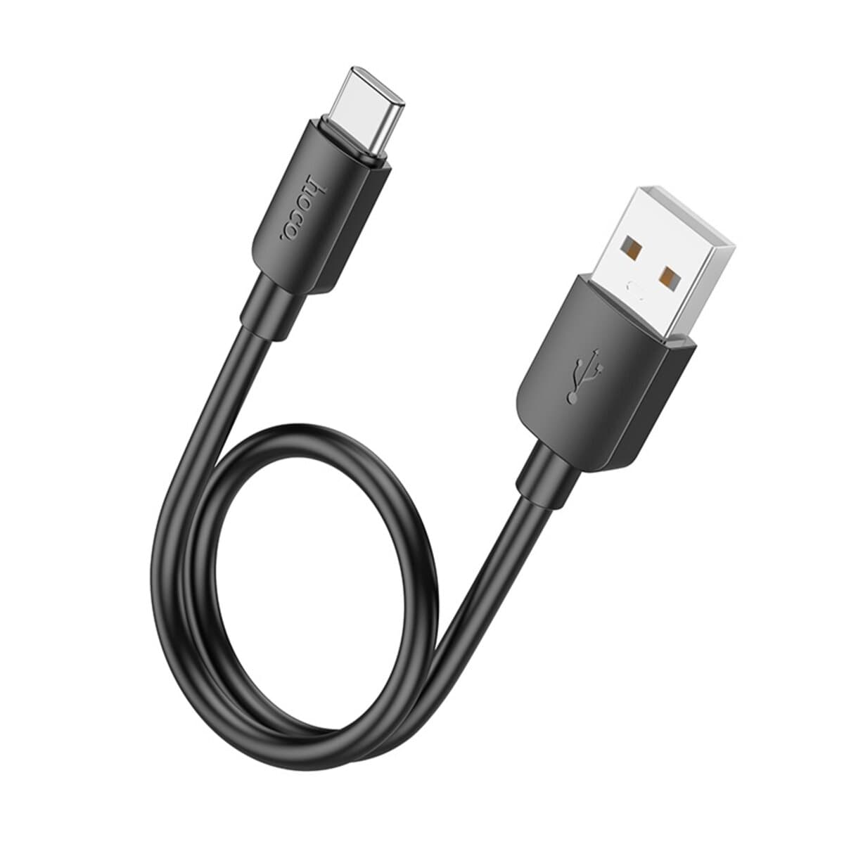 Кабель HOCO X96 Hyper 27W charging data cable USB to Type-C 0.25m Black