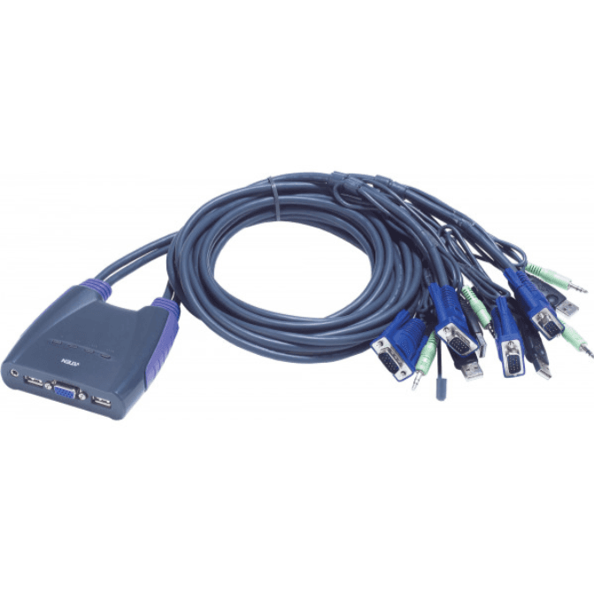 KVM-світч ATEN CS-64US switch 4-портовий USB VGA (CS-64US-AT)