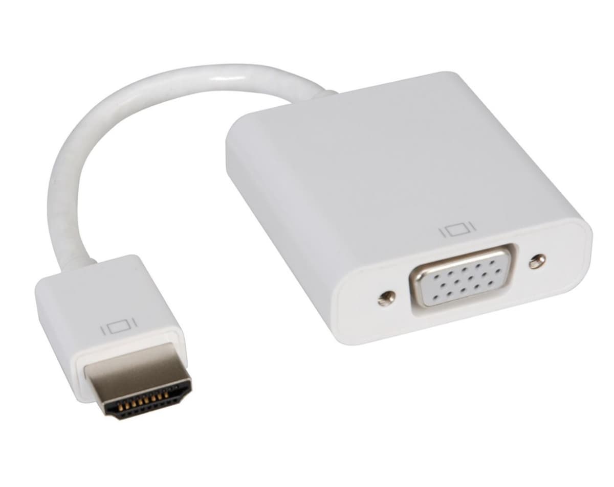 Переходник B00910 HDMI M - VGA F без звуку OEM White
