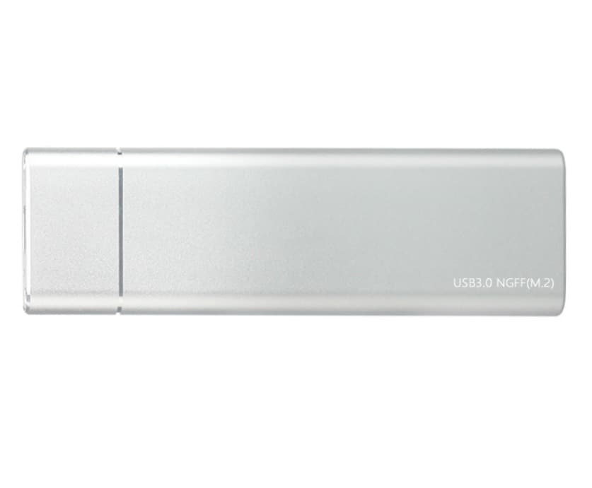 Зовнішня кишеня для SSD S1011 M.2 на USB 3.0 Micro BM Gen2 5 Gb/s 2TB B key NGFF Silver