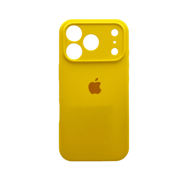 Защитный чехол-накладка Silicone Full Case AA Camera Protect для Apple iPhone 17 Pro Max Sunny Yellow (FullAAi17PM-56)