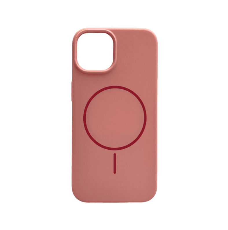 Захисний чохол-накладка Cosmic Silicone Case Magnetic для Apple iPhone 15 Shiny Pink (SilMag15-52)