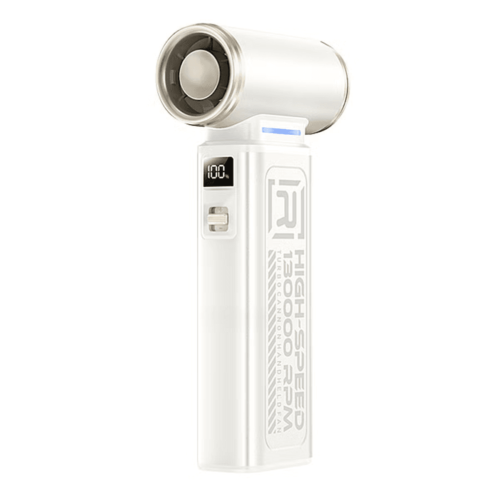 Портативний турбовентилятор REMAX RS-SF19 High-Speed ​​130000 RPM Turbo Cannon Handheld Fan 8000mAh 160W White
