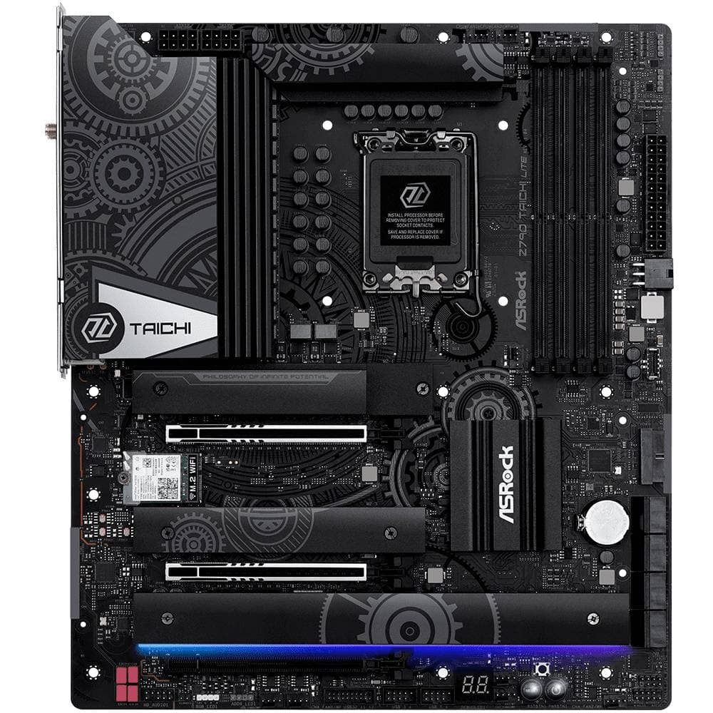 Материнська плата AsRock Z790 TAICHI LITE 1700/Z790 4*DDR5 3*PCIex16 HDMI/2TB4 8xSATA 5xM.2 2.5+1Glan ATX