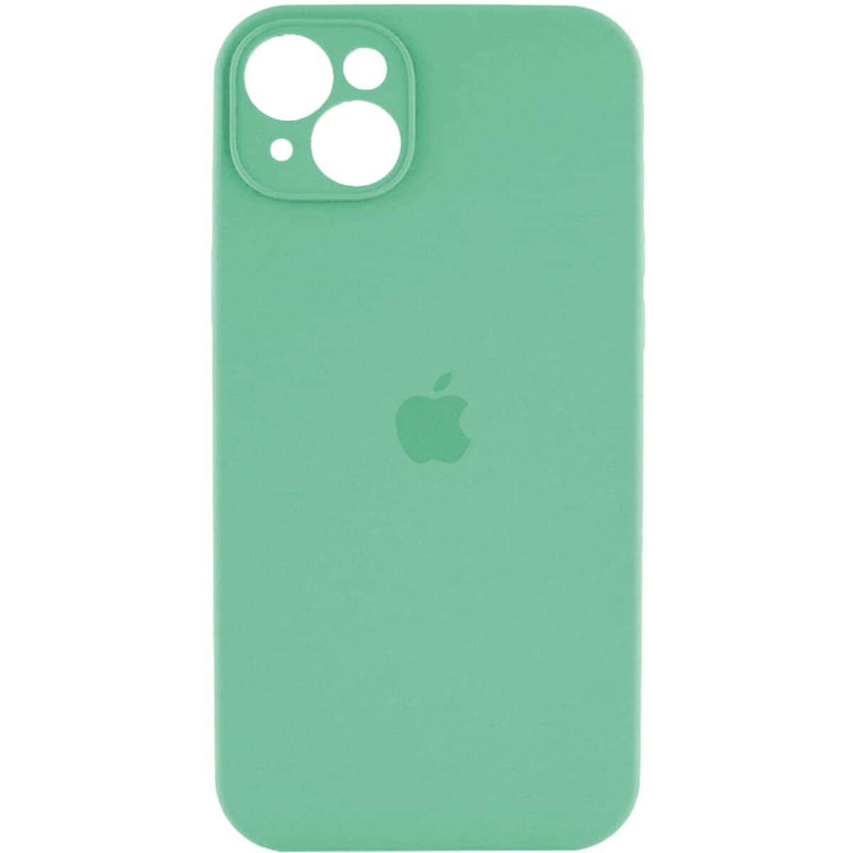 Защитный чехол-накладка Silicone Full Case AA Camera Protect для Apple iPhone 14 Spearmint (FullAAi14-30)