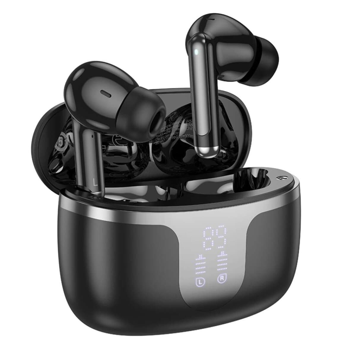 Беспроводные наушники HOCO EQ10 Plus Harmony true wireless ANC+ENC Noise Reduction BT5.4 headset 300mAh Black