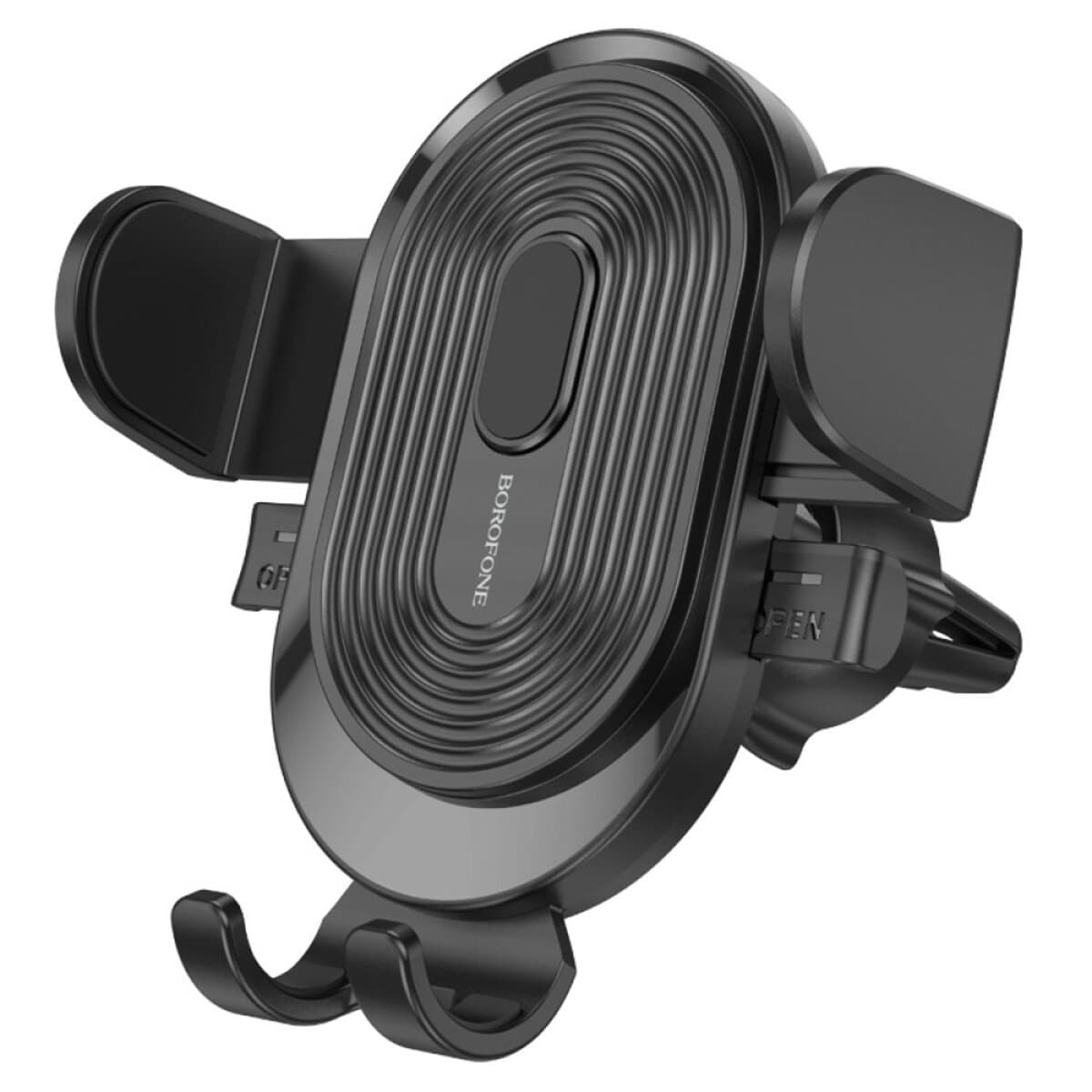 Тримач для телефону автотримач BOROFONE BH84 Experience 1-button car holder air outlet Black (BH84B)