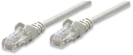 Патчкорд Intellinet 325950 UTP Cat.5e 10м Биметалл ССА Grey